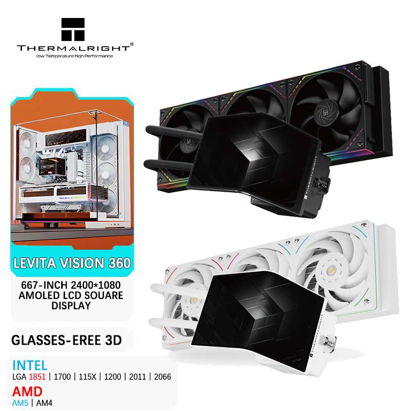 Pc Gaming Liquid - Thermalright LEVITA VISION 360 alles-in-één 360