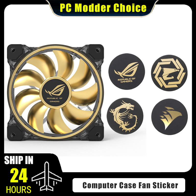 Pc Gaming Lounge - Computerkast Fan Logo Sticker, ROG MSI