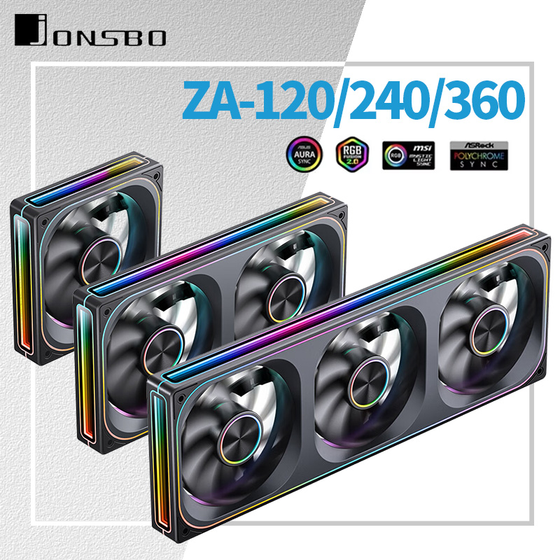 Pc Water Cooling - Jonsbo ZA-120/240/360 Case Fan 12V 4PIN