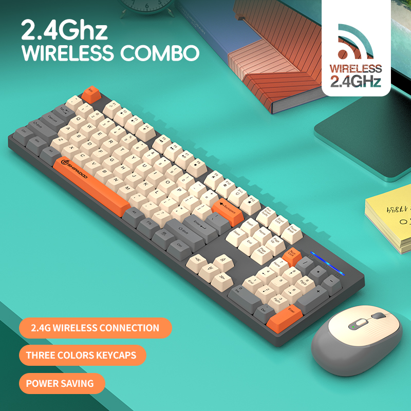 2.4G draadloos toetsenbord met - Pc Gaming Fullset recensie en prijs