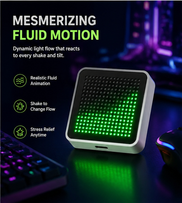 LED-vloeistofsimulatie, decora - Pc Gaming Liquid recensie en prijs