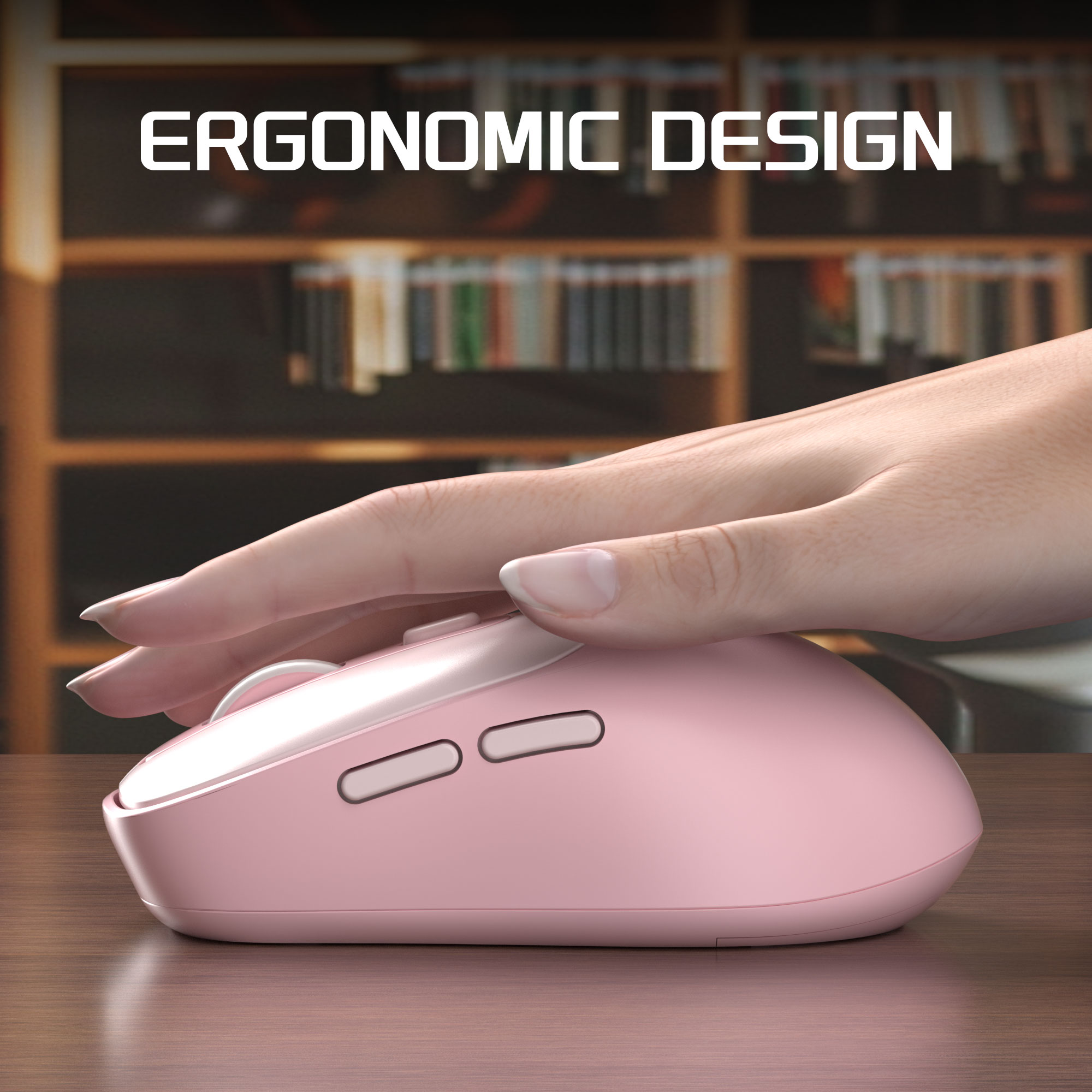 MageGee draadloze muis 2,4 GHz - Pc Gaming Pink recensie en prijs