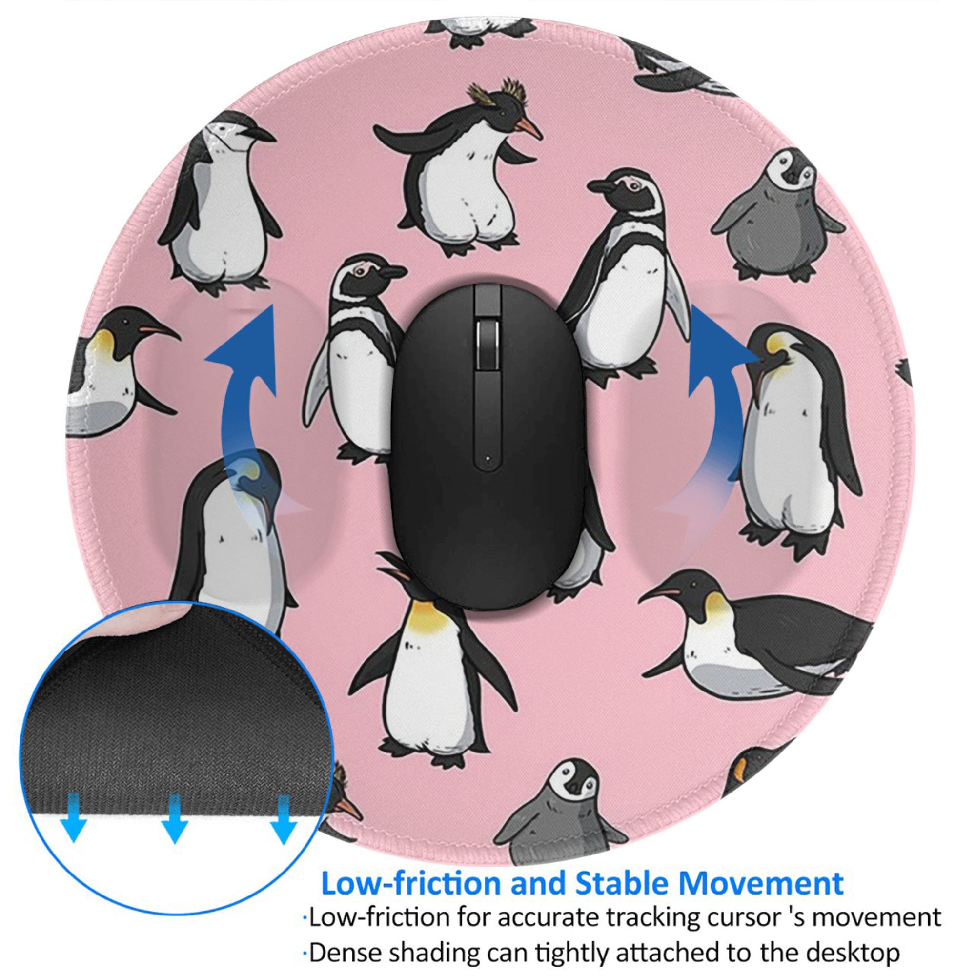 Schattige pinguïn (roze varian - Pc Gaming Pink recensie en prijs